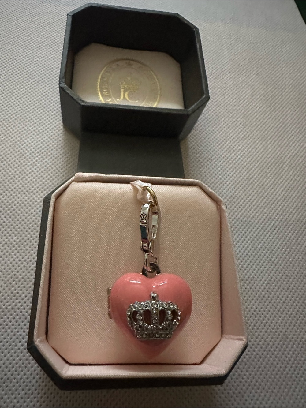 Juicy Couture Heart & Crown Locket Charm